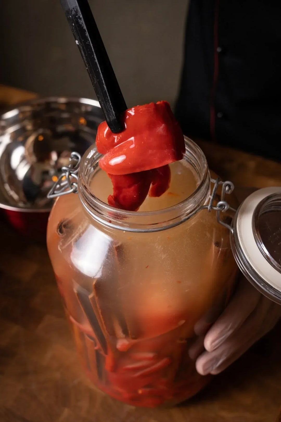 What causes fermented vegetables to become soft and mushy?