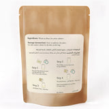 Dehyrdrated sourdough starter packaging-back