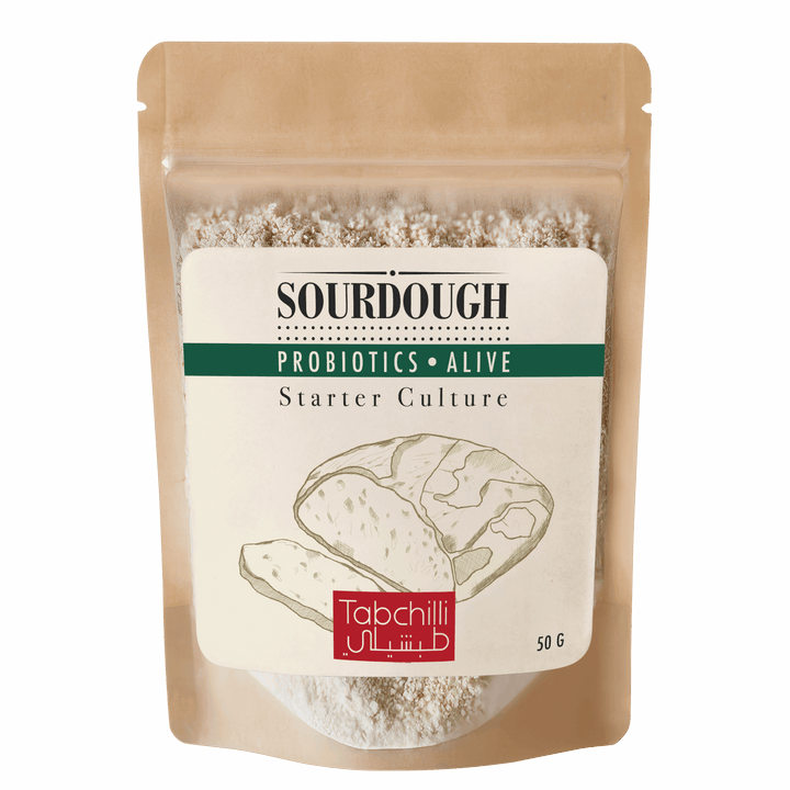 Dehyrdrated sourdough starter packaging-front