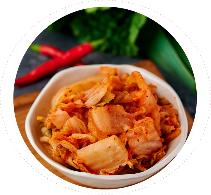 Fresh kimchi bowl