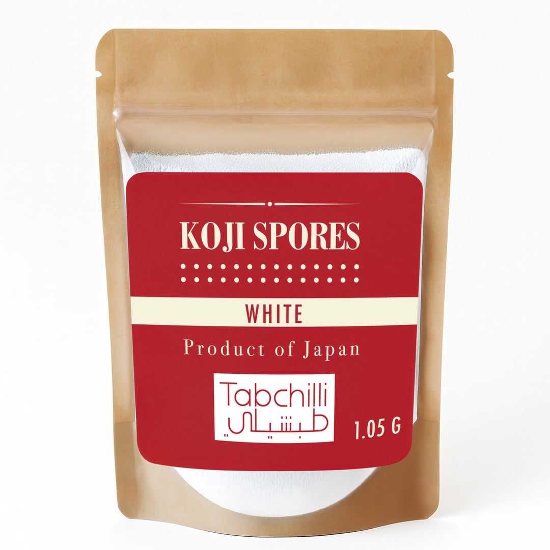Koji spores-white-front