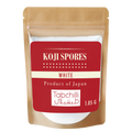 Koji spores-white-front