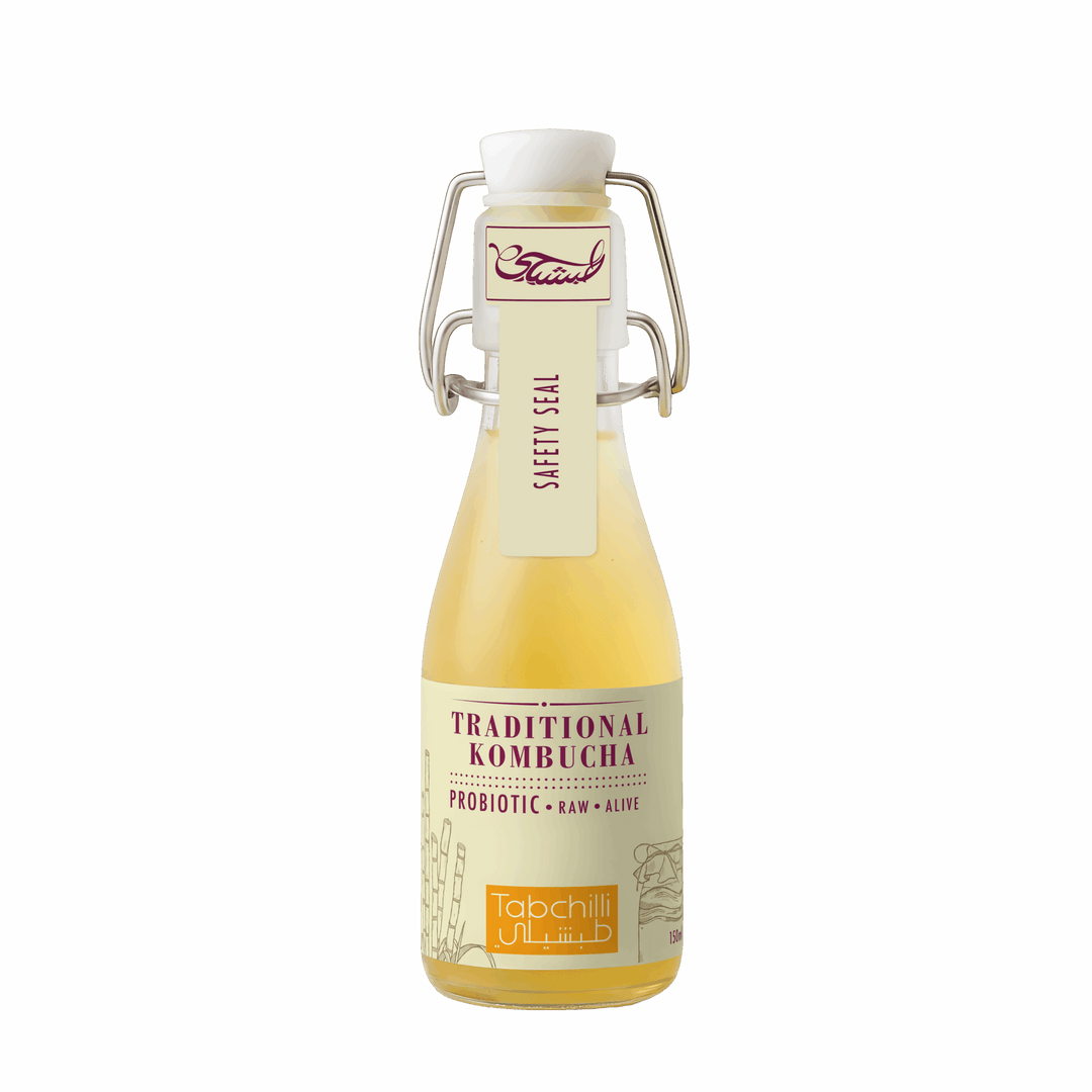 Kombucha bottle-front