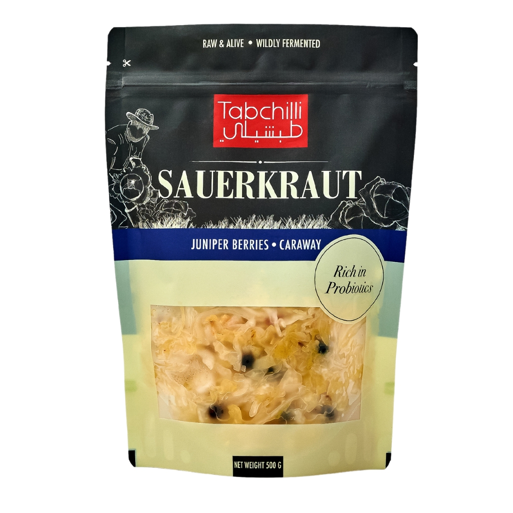 Fermented Caraway & Juniper Berries Sauerkraut - 500g Dubai