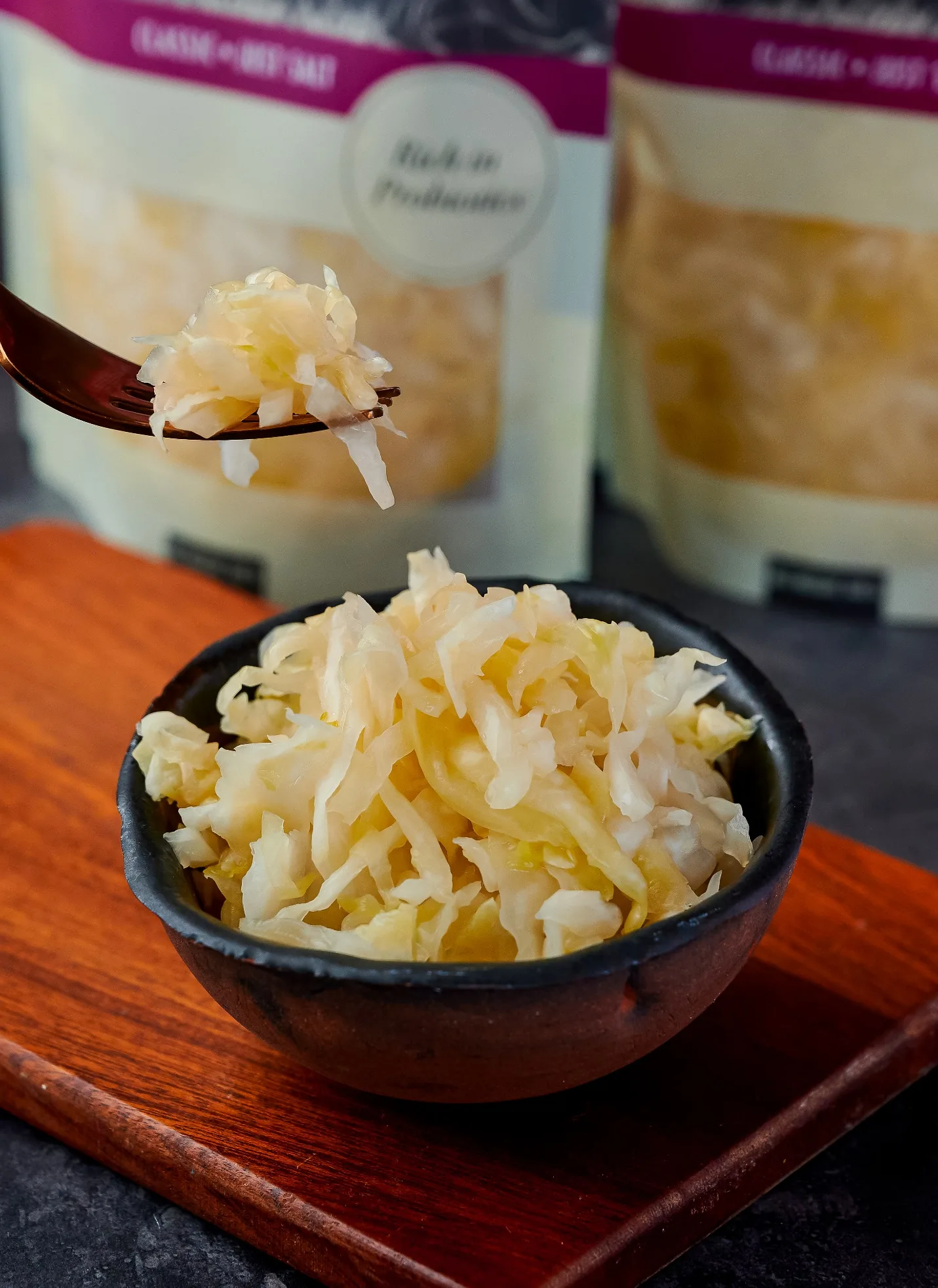 garlic and dill sauerkraut